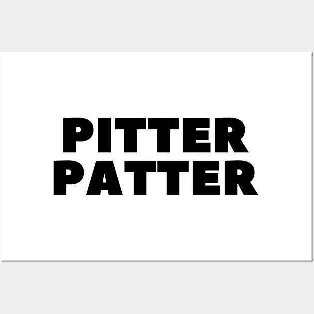 PITTER PATTER Wall Art by HOCKEYBUBBLE